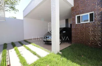 Casa recém construída no jd lancaster, com 3 dormitórios, área goumert - excelente acabamento