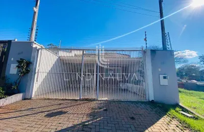 Casa no jardim tarobá, com suíte, 2 quartos e quintal