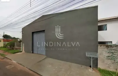 Barracão com 375 m2, escritório e banheiros, para venda ou locação