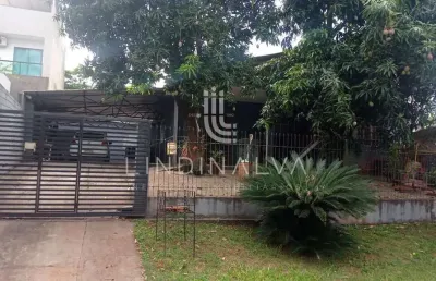 Terreno à venda com 2 casas, edícula e piscina no jardim américa, foz do iguaçu