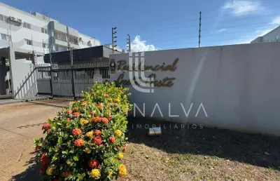 Apartamento com suíte e 2 quartos no residencial costa oeste, na vila a