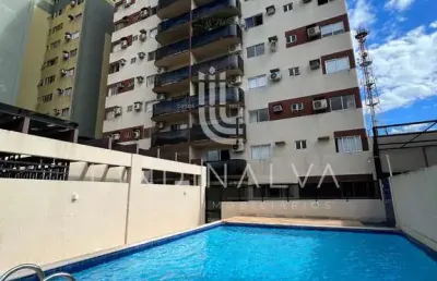 Apartamento  no edifício santa cruz  centro de foz do iguaçu-pr