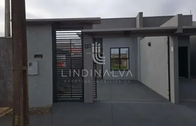 Casa nova à venda no jardim alvorada com 2 quartos e excelente localização