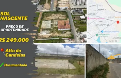 Oportunidade alto do candeias lote 360m², rua asfaltada - vitoria da conquista ba