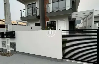 Sobrado geminado 2 quartos com 2 suítes - forquilhas - jms