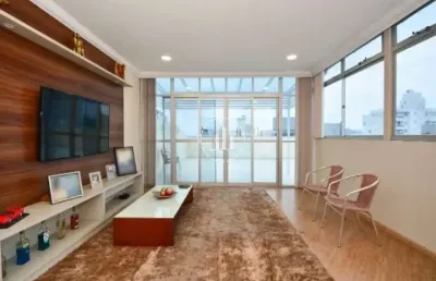 Cobertura 162m² com 3 quartos e suíte no balneário do estreito - jms