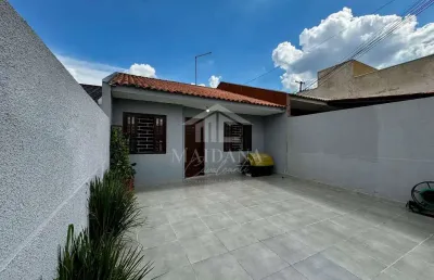 Casa com espaço gourmet com 02 dormitórios à venda, santo antônio, são josé dos pinhais, pr