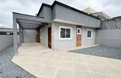 Casa à venda nova com 02 dormitórios a venda no santo antônio, são josé dos pinhais, pr