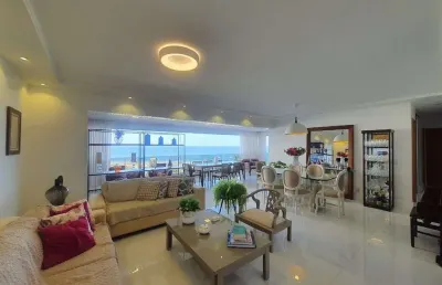 Apartamento visa mar, 3 suítes no hemisphere 360º - pituaçu
