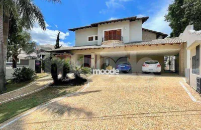 Cond. são paulo ii - maravilhosa! 5 suítes, 70% mobiliada, lareiras, piscina, gourmet!