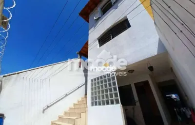 Vista panorâmica; sobrado,  com corredor lateral e quintal
