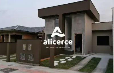 Oportunidade imperdível em palhoça! casa geminada com design moderno e excelente custo-benefício