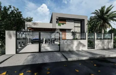Casa com piscina, de alto padrão, 3 dorm. com suíte, no green village – são sebastião, palhoça/sc