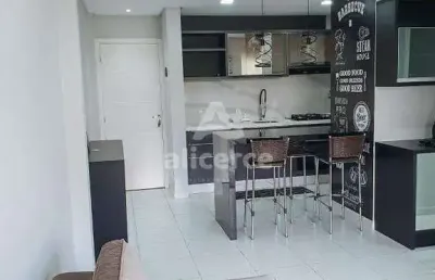 Apartamento pronto para morar – 2 dorms, 64m², todo mobiliado em serraria, são josé/sc