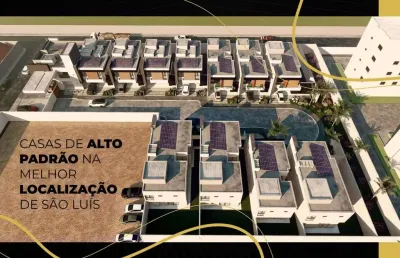 Casa em condomínio para venda em são luís, quintas do calhau, 3 dormitórios, 3 suítes, 4 banheiros