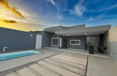 Casa nova com piscina privativa 3 quartos no araçagy, são josé de ribamar ma