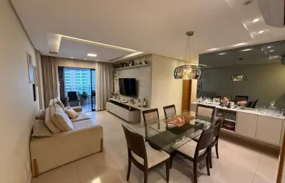 Apartamento dellamare andar alto vista mar  3 suítes  110m²  ponta do farol, são luís/ma