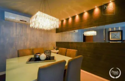 Apartamento com 4 dormitórios à venda, 172 m² por r$ 2.250.000,00 - praia de itaparica - vila velha/es