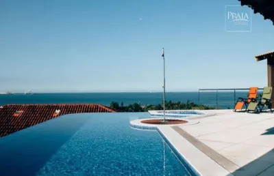 Casa 4 quartos à venda no morro do moreno, com 420m² vista ampla para mar - vila velha/es