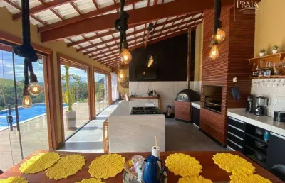 Casa com 3 dormitórios à venda, 450 m² por r$ 2.300.000,00 - arace - domingos martins/es