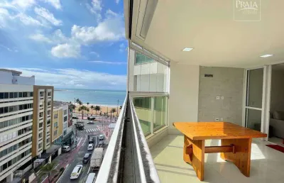 Apartamento com 4 dormitórios à venda, 150 m² por r$ 2.200.000,00 - praia da costa - vila velha/es