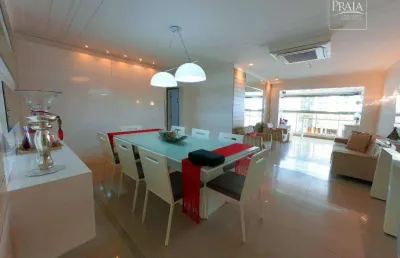 Apartamento com 3 dormitórios à venda, 187 m² por r$ 2.000.000,00 - praia da costa - vila velha/es