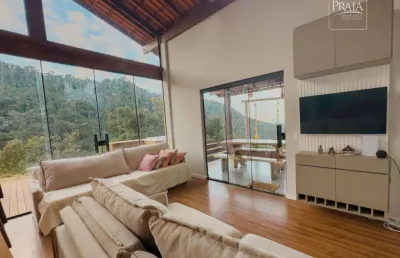 Casa com 3 dormitórios à venda, 135 m² por r$ 1.490.000 - santa teresa/es