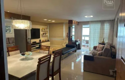 Apartamento com 4 dormitórios à venda, 180 m² por r$ 1.450.000,00 - praia da costa - vila velha/es