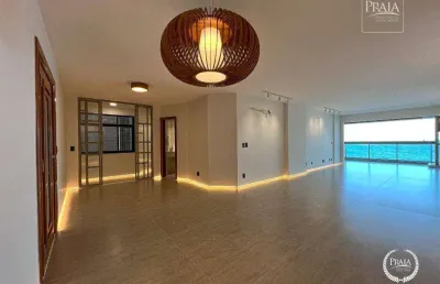 Apartamento com 4 dormitórios à venda, 370 m² por r$ 3.200.000,00 - praia da costa - vila velha/es