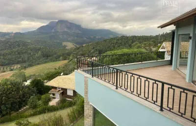 Casa com 5 dormitórios à venda, 550 m² por r$ 5.800.000,00 - arace - domingos martins/es