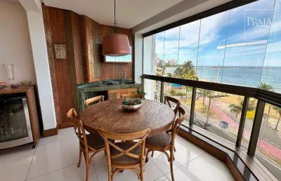 Apartamento com 4 dormitórios à venda, 320 m² por r$ 3.250.000,00 - praia da costa - vila velha/es