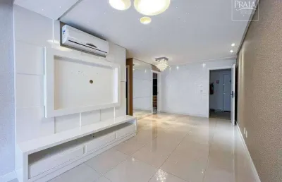 Apartamento com 3 dormitórios à venda, 100 m² por r$ 1.350.000 - praia da costa/ castanheiras - vila velha/es