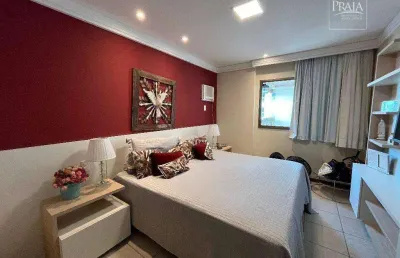 Apartamento com 4 dormitórios à venda, 165 m² por r$ 1.500.000,00 - praia da costa - vila velha/es