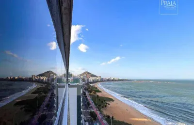 Apartamento com 3 dormitórios à venda, 200 m² por r$ 4.500.000,00 - praia da costa - vila velha/es