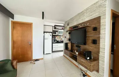 Apartamento com 2 dormitórios à venda, 60 m² por r$ 680.000,00 - praia da costa - vila velha/es