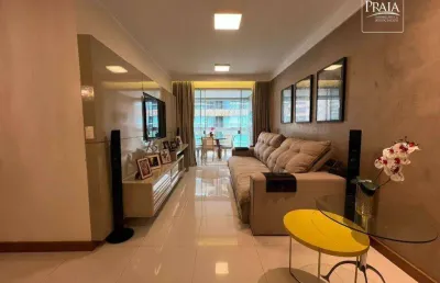 Apartamento com 4 dormitórios à venda, 165 m² - praia da costa - vila velha/es