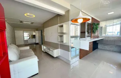 Apartamento com 2 dormitórios à venda, 90 m² por r$ 950.000,00 - praia da costa - vila velha/es