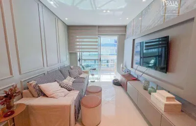Apartamento com 2 dormitórios à venda, 77 m² por r$ 1.150.000,00 - praia de itapoã - vila velha/es