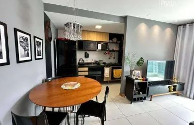 Apartamento com 2 dormitórios à venda, 65 m² por r$ 620.000,00 - praia de itaparica - vila velha/es