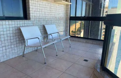 Apartamento com 4 dormitórios à venda, 168 m² por r$ 2.500.000,00 - praia de itaparica - vila velha/es