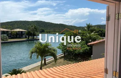 Casa beira canal, 470m2, são bento - cabo frio, à venda por r$ 6.900.000,00