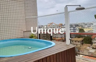 Cobertura triplex, 226m2, vila nova- cabo frio, á venda por r$1.150.000,00