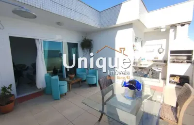 Linda cobertura duplex com 3 suítes, na vila nova, à venda por r$950.000,00
