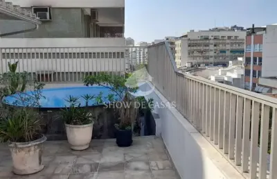 Cobertura duplex à venda 5 quartos com 3 vagas em ipanema