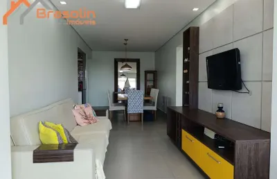 Apartamento alto padrão 2 dormitórios sendo uma suíte sacada gourmet vista mar