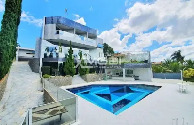 Casa com 5 dormitórios à venda, 1100 m² por r$ 7.500.000,00 - chácara malota - jundiaí/sp