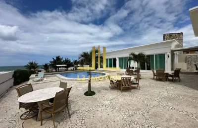 Casa duplex - 6 quartos sendo 5 suítes - vista mar - porteira fechada -  lauro de freitas