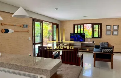 Casa em condomínio - 4 quartos com 3 suítes - praia do forte