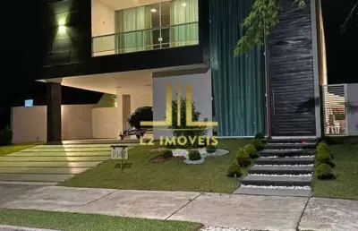 Casa alto padrão em condomínio - 5 suítes - alphaville litoral norte i