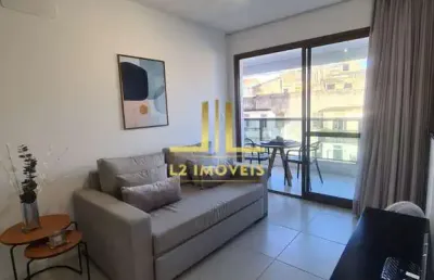 Apartamento - quarto e sala - vista mar - porteira fechada - barra